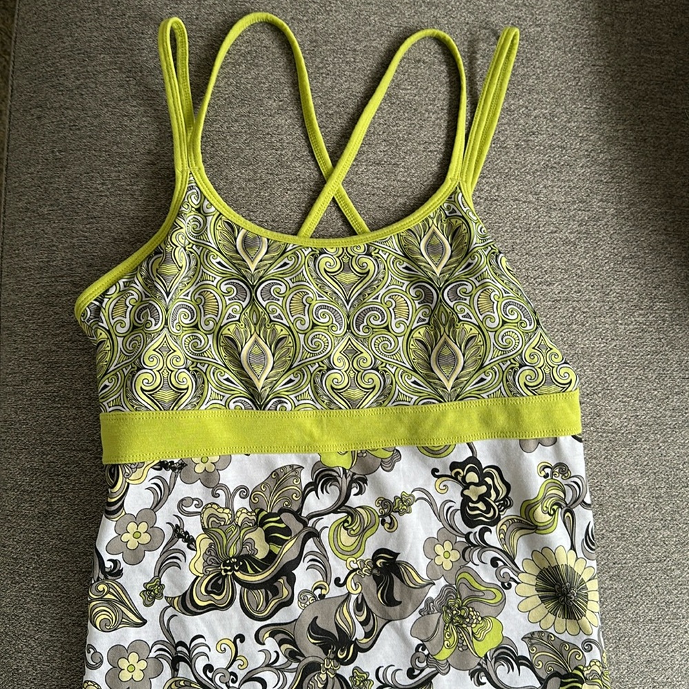 PRANA | Halter Bra Tank Top green medium